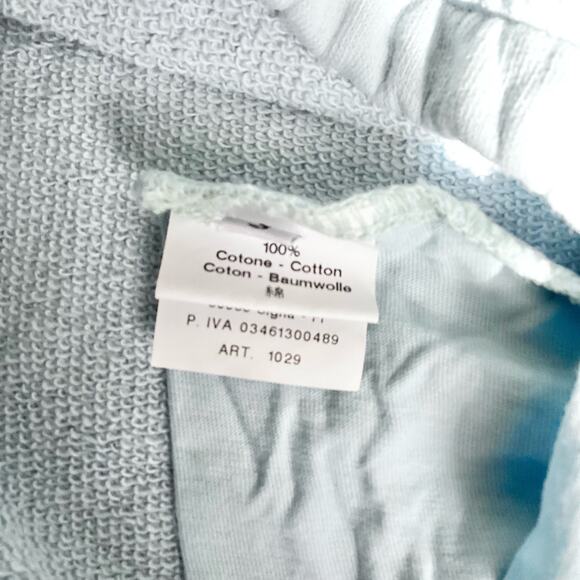 Jumper 1234 Baby Blue Cotton French Terry Knit Jogger Pant 3 M 10 - Picture 9 of 11